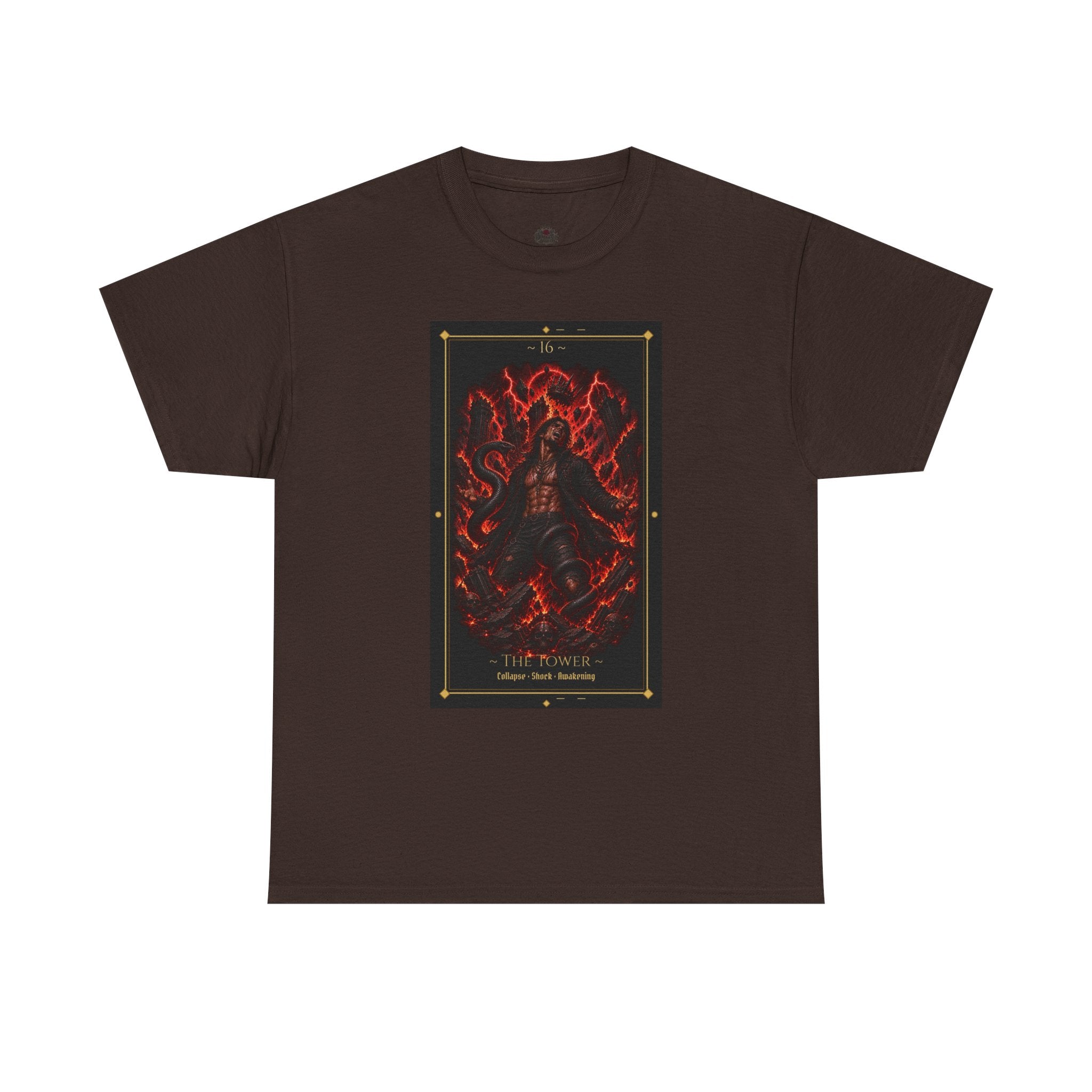 The Tower - Major Arcana Tarot Shirt / Sudden Change, Revelation & Rebirth