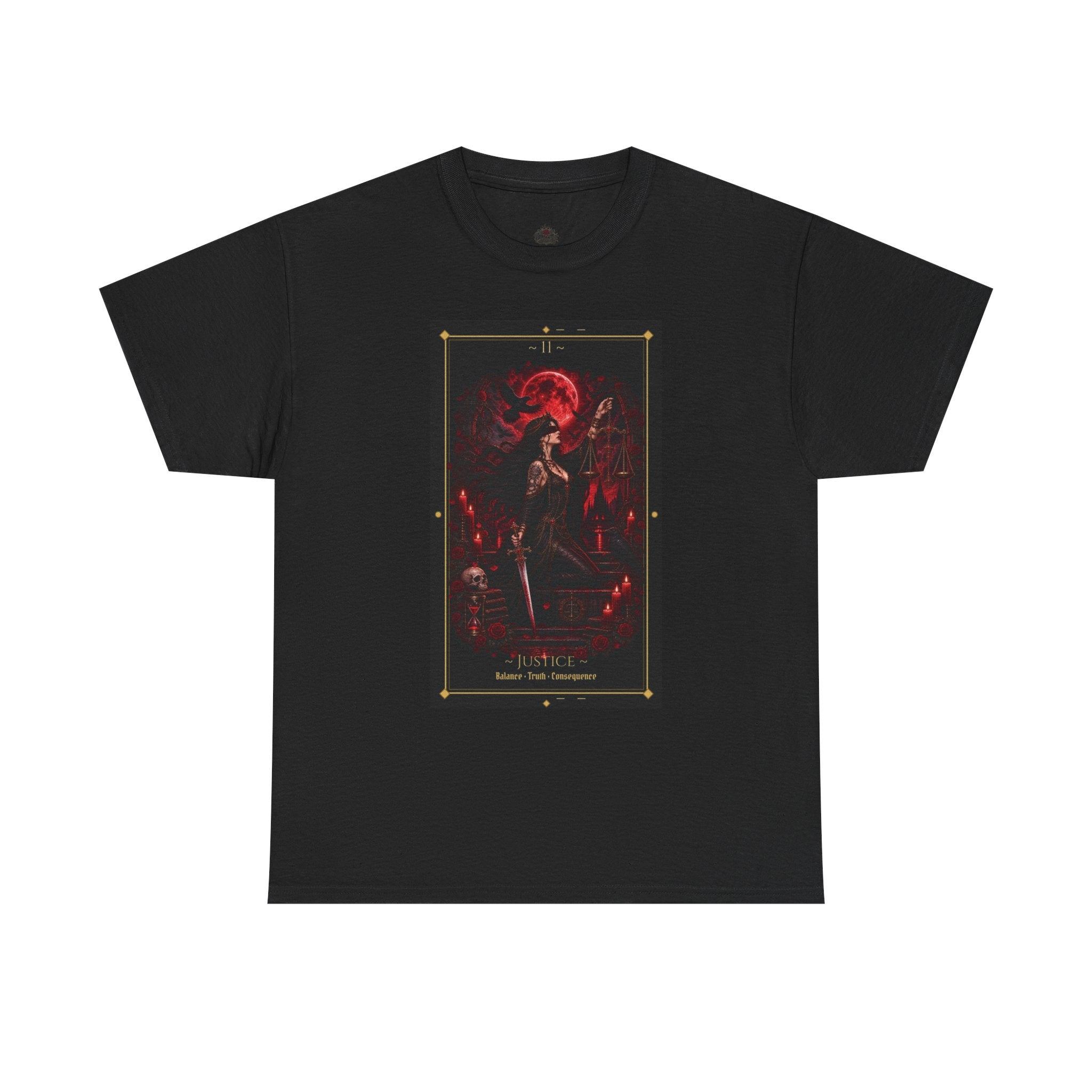 Justice - Major Arcana Tarot Shirt / Truth, Balance & Accountability