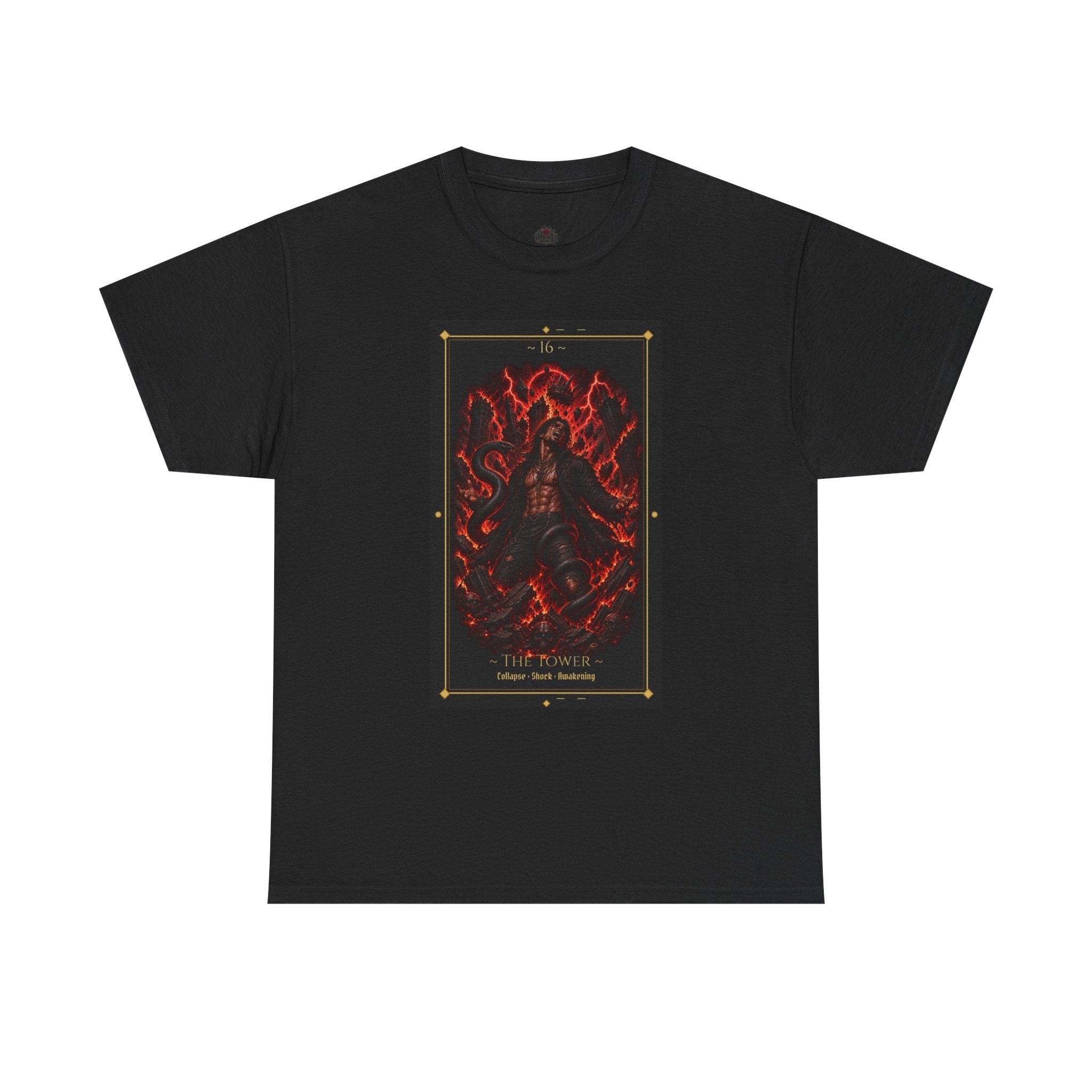 The Tower - Major Arcana Tarot Shirt / Sudden Change, Revelation & Rebirth