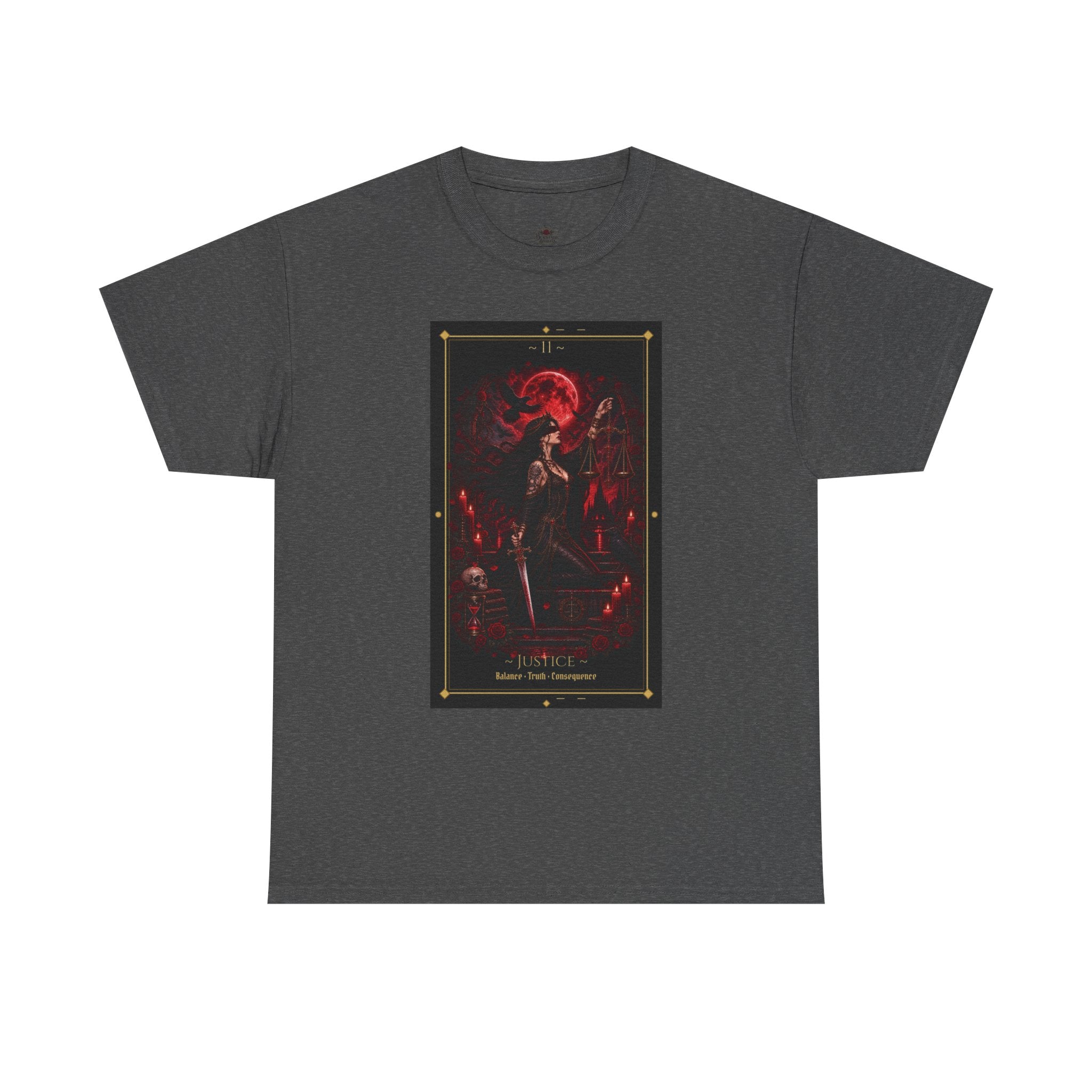 Justice - Major Arcana Tarot Shirt / Truth, Balance & Accountability