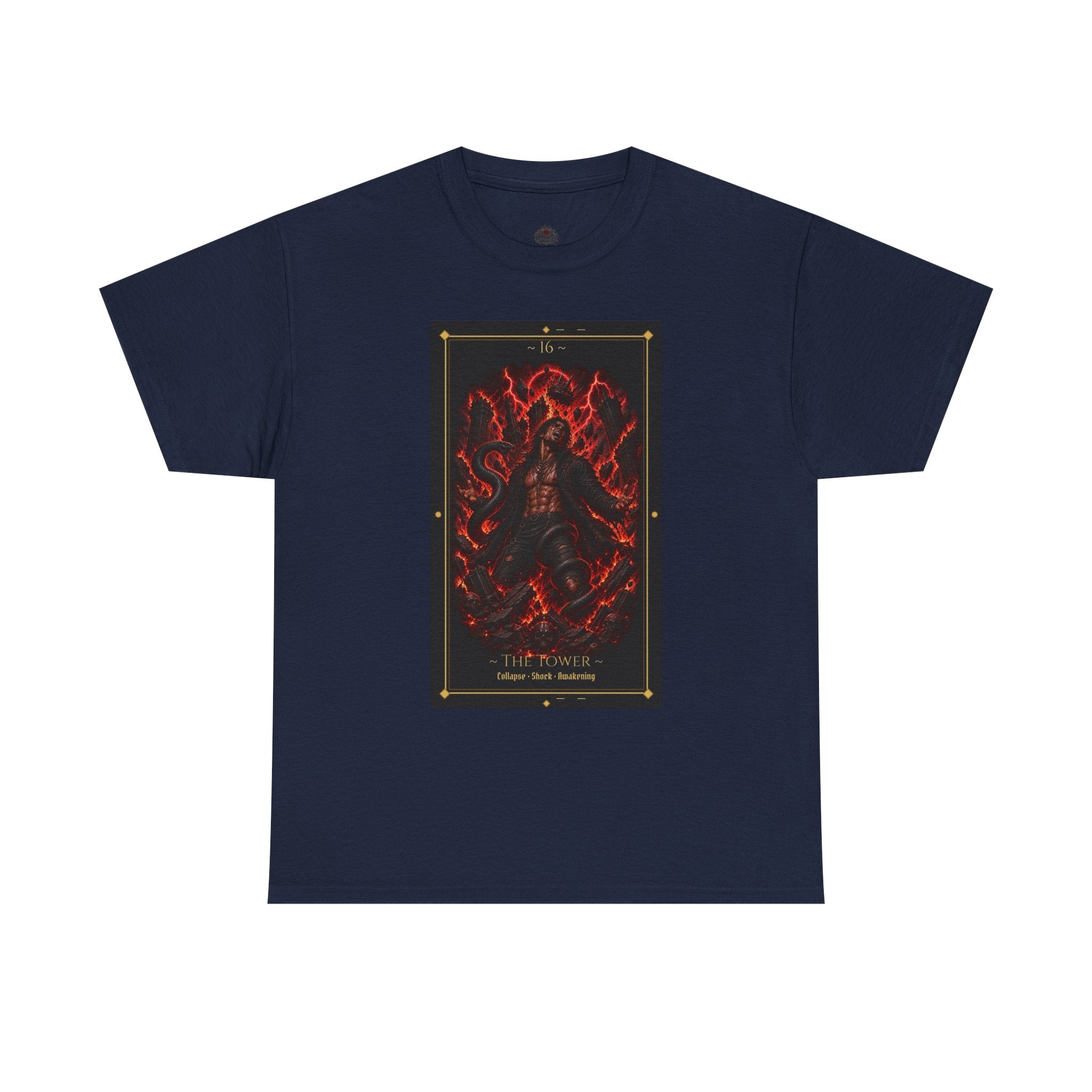 The Tower - Major Arcana Tarot Shirt / Sudden Change, Revelation & Rebirth