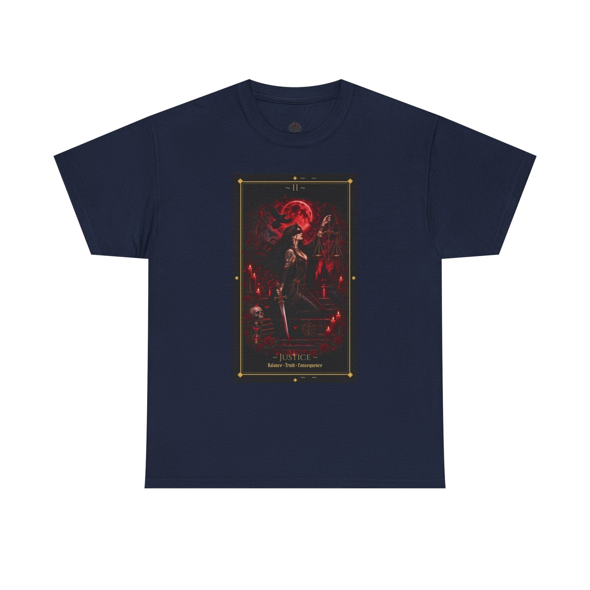 Justice - Major Arcana Tarot Shirt / Truth, Balance & Accountability
