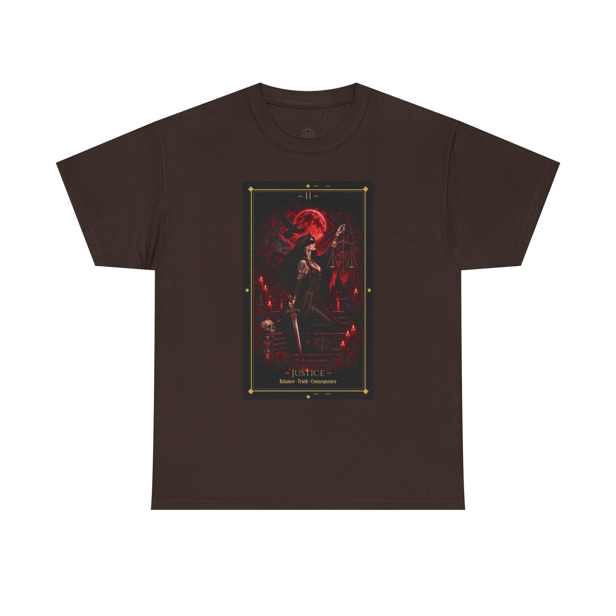 Justice - Major Arcana Tarot Shirt / Truth, Balance & Accountability